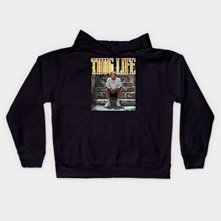 President Thug Life Viral Preppy Edgy, The Golden Thug Life, 80s TV Sitcom Kids Hoodie